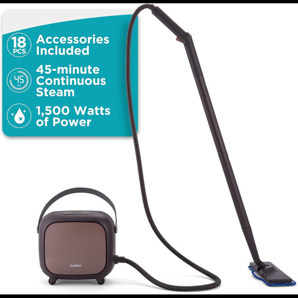 Aristell Steam Cleaner, Powerful Multipurpose Steamer W/ 18 Accessories